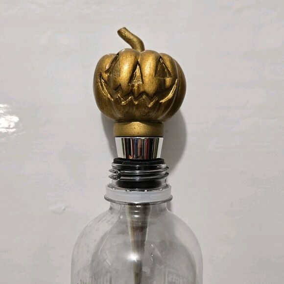 Fall Halloween Pumpkin Theme Wine Bottle Stopper/preserver - Picture 3 of 4